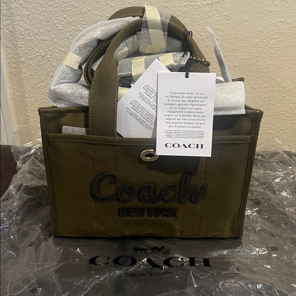 Coach B4 OLIVE Cargo Tote 26